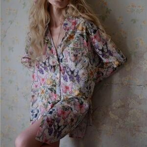 Selkie Botanical Big Blouse - over sized BNWT - XS